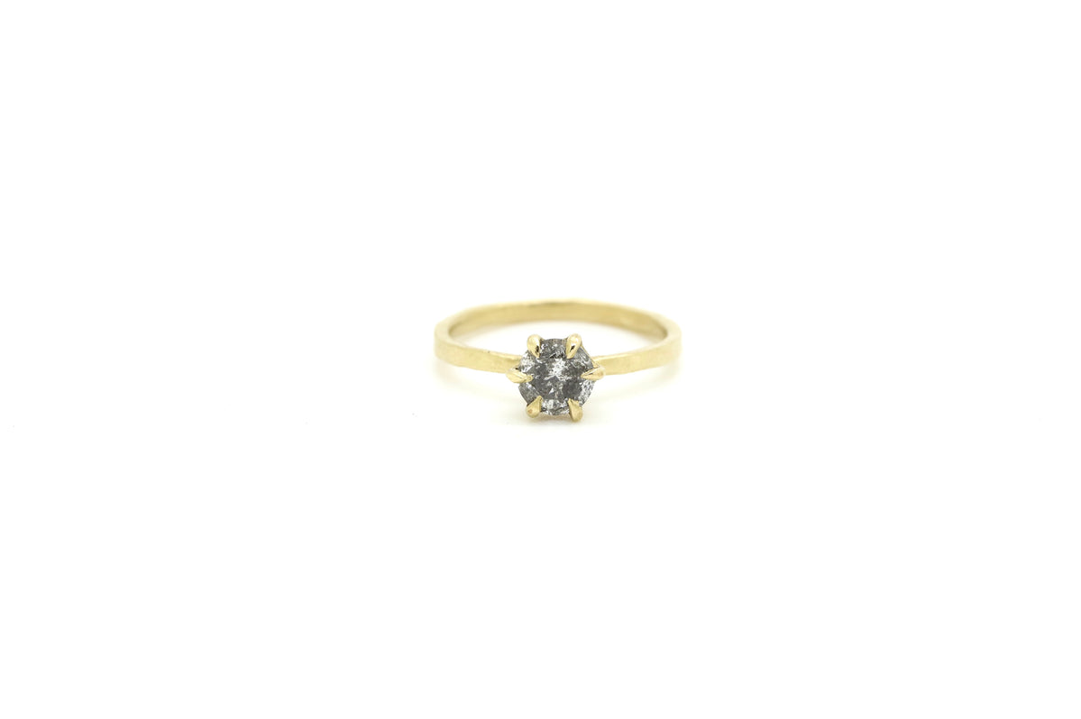 Midnight Solitaire Ring– Sasha Walsh Designs