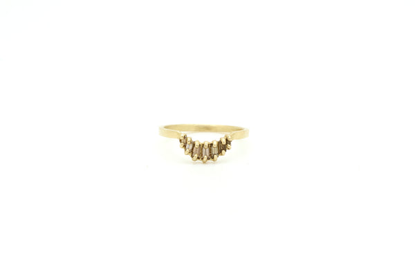 Champagne Crown ring