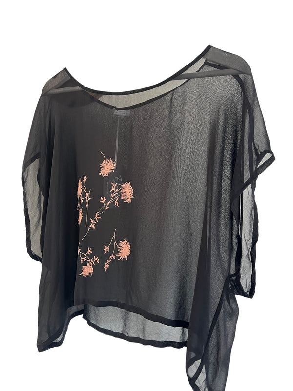 Silk Chiffon Topper