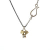 diamond necklace in yellow gold