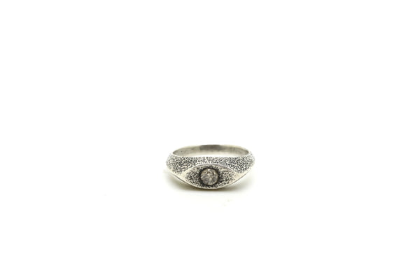 Evil Eye Diamond Ring