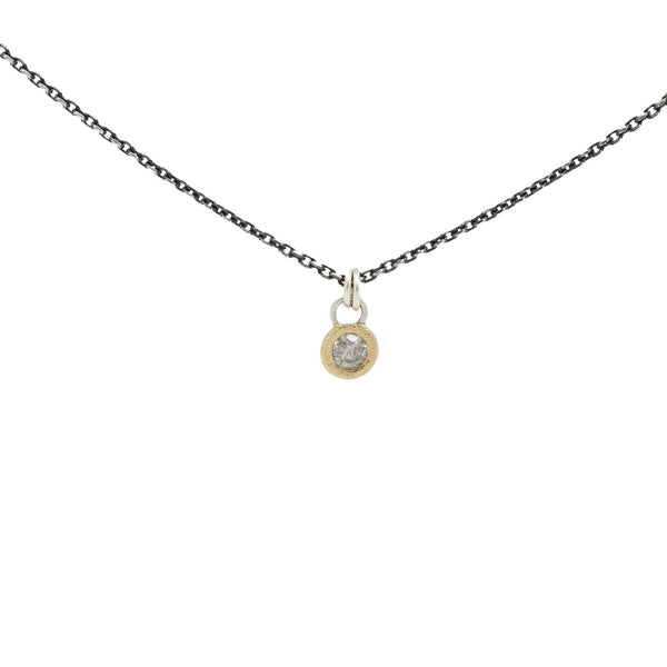 Mini Spruce Diamond Pendant